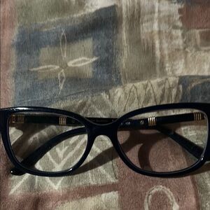 Tory Burch Black Rectangular Glasses Modern Design